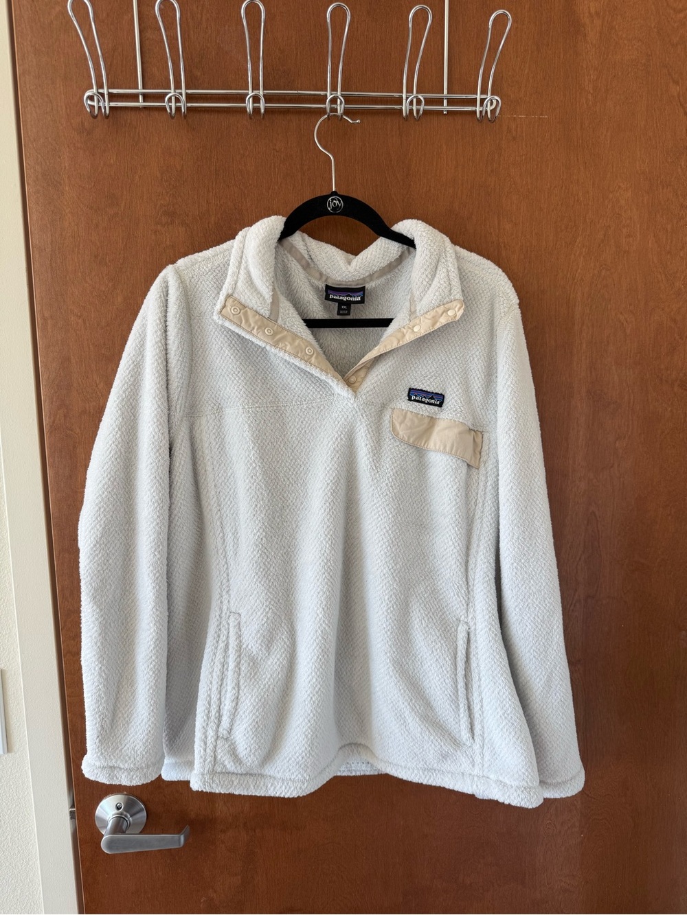 Patagonia Re-Tool Snap-T Fleece Raw Linen White XXL